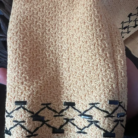 St. John Yellow Women's Jacket/ Sweater - Picture 2 of 2